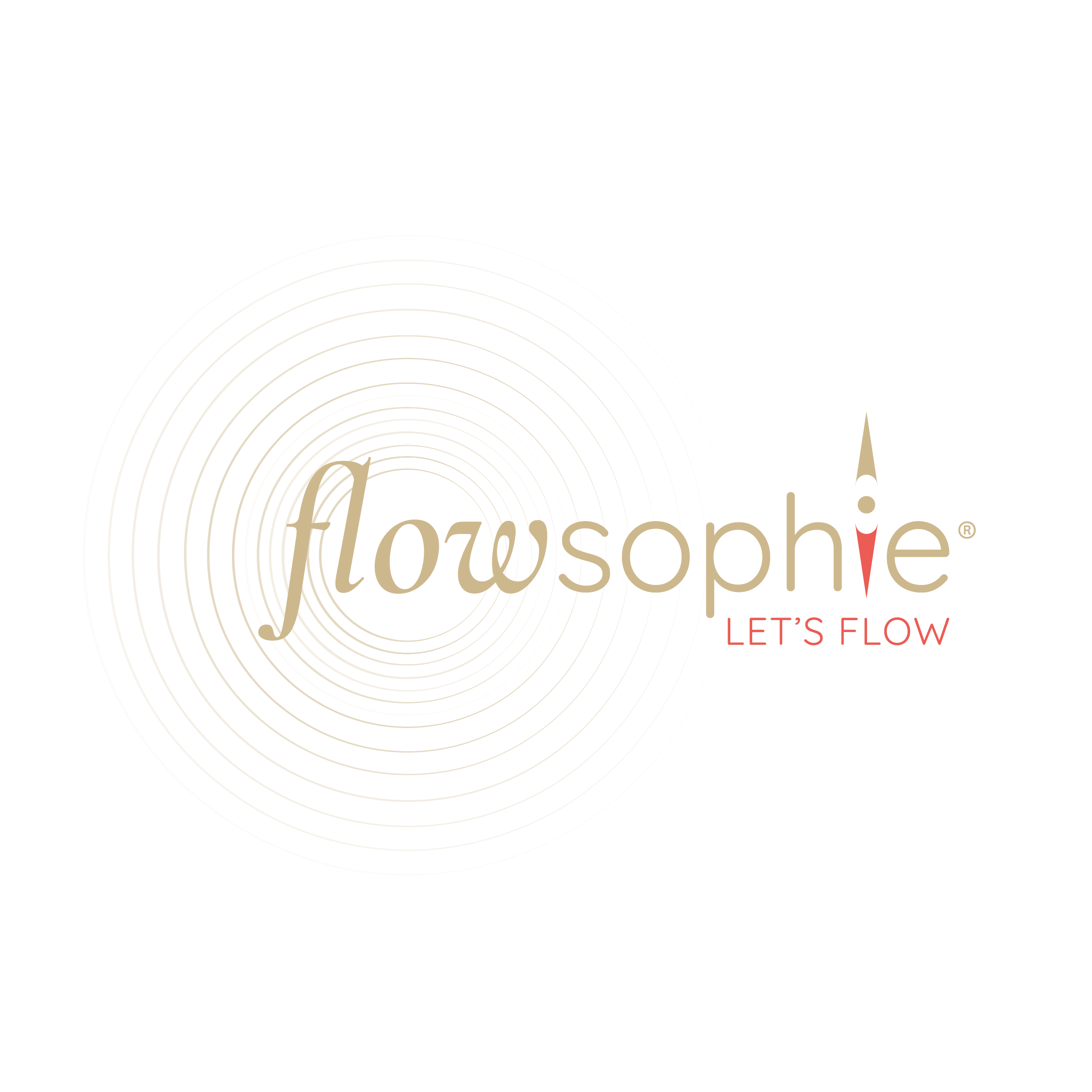 Logo Flowsophie Accompagnements Let's Flow rouge